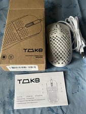 TMKB Falcon M1SE White Ultralight Honeycomb Wired Gaming Computer Mouse PC LED picture