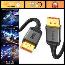 80Gbps DisplayPort 2.1 Cable 16.5FT/5M, HDR Gaming Cord for High-Speed Video picture
