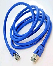 50Ft CAT8 Shielded Ethernet Cable Super Speed 40Gbps 2000Mhz Blue Color picture
