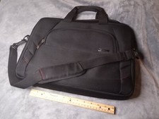 Samsonite Soft Computer Briefcase, Black Canvas Padded Up to 17