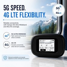 Inseego MiFi M1000 5G Hotspot (M1000) Verizon Black - Excellent picture