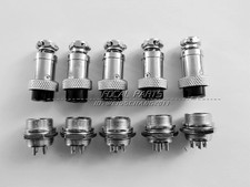 5pcs Aviation Plug Male Female Wire Panel Metal Connector 16mm 4 pin GX16-4 M27 picture