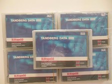 5 New sealed Tandberg SLRtape50 25/50GB SLR50 P/N:431647-1 data tape Cartridges  picture