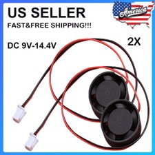 2x DC 12V Mini 2510 Brushless DC Cooling Fan 800RPM Quiet Large Air Volume Fan u picture