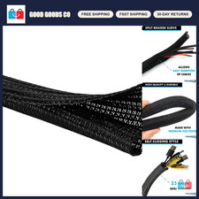 100ft Braided Cable Sleeve - 0.38