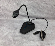 Cmteck USB Desktop Gaming Microphone Flexible Gooseneck PC Mic Black picture
