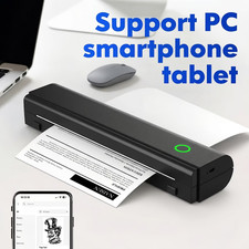 N80 Portable Inkless Thermal Printer Wireless Mobile Mini Bluetooth Printer picture
