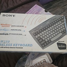 Sony WebTv Wireless Keyboard KI-W200 1997, Vintage in Box picture