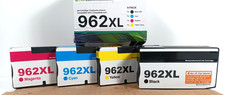 Acaves 962XL Ink Cartridge 4-Pack Black Cyan Magenta Yellow Please Read picture