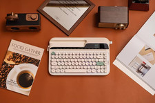 EPOMAKER Glyph Retro Typewriter-Style Tri-Mode Wireless Mechanical Keyboard picture