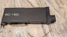 Used AMD BC-160 XFX Mining Graphics Card - with 3d printed cooling shroud/fan. picture