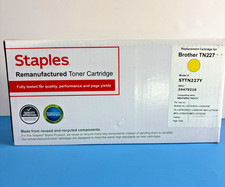 Staples  Yellow High Yield Toner Cartridge Replacement for Brother STTN227Y picture