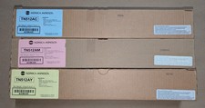 Genuine Set of 3 Konica Minolta TN512A A33K43C/33C/23C CMY Toners Bizhub C454/e picture