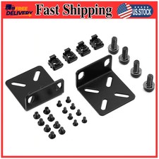 MokerLink Adjustable Rack Mount Kit for 17.3 inch Switches 14-29mm Hole Spacing picture