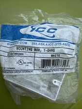 ICC Mounting Box, 1-Gang IC107MRSWH picture