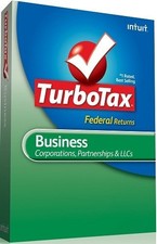 TurboTax Business 2011 S/C Corp Physical CD Win Full Updates | #1 Install Expert picture