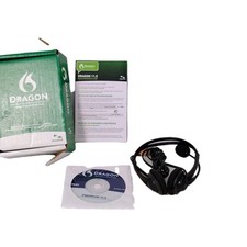 Nuance DRAGON NATURALLY SPEAKING Premium HOME VERSION 11.5 Software W/ HEADSET picture