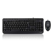 Adesso AKB132CB Antimicrobial Multimedia Keyboard & Mouse Combo picture