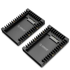 [2Packs] 2.5 SSD SATA to 3.5 Hard Drive Adapter Internal Drive Bay Converter ... picture