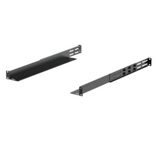 Tecmojo 1U Universal Rack Mount Rails,4-Post Server Half Depth, Black picture