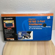 Linksys Etherfast 10/100 3-Port Print Server EPSX3 NEW SEALED picture