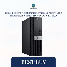 Dell Desktop Computer Intel i5 PC SFF 16GB RAM 512GB NVMe SSD Windows 11 Pro picture
