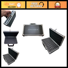 48-Slot Aluminum USB Drive Organizer Case with Handle & Combination Lock picture