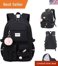 Water Resistant Daypack for Teen Girls - Fits 15.6