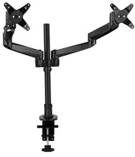 Mount-It Full Motion Articulating Dual Arm Desk Mount for 17