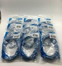  Lot of 9 - Cables to Go 15206 14ft CAT5E Molded Blue picture