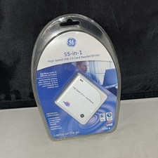 GE 97942 Hi Speed USB 2 Card Reader Writer 55 in One 