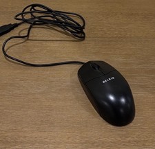 BELKIN F8E812-BLK Black 3 Buttons 1 x Wheel USB or PS/2 Wired Ball Combo Mouse picture