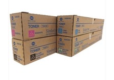 Genuine Set of 4 Konica Minolta TN321 CMYK A33K430/330/230/130 CMYK Toners picture