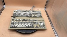 NMB RT6856TW & Focus Electronics FK-2001 Vintage Computer Keyboard Lot of 2 picture