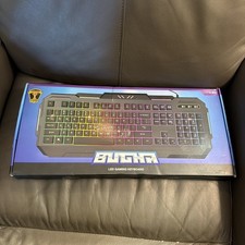 TikTok Bugha Exclusive Backlit RGB LED Gaming Keyboard with Function Keys for PC picture