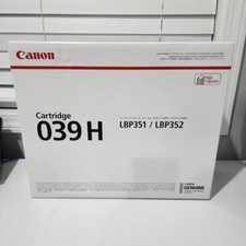 Canon 039H 0288C001 Black Toner Cartridge picture