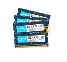 Crucial 4X 4GB 2RX8 PC3L-12800S DDR3 1600Mhz 204Pin Laptop Memory RAM SODIMM $88 picture