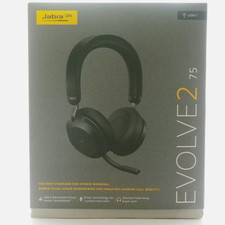 Jabra Evolve2 75 USB-C MS Black Wireless Stereo Headset HSC150W 27599-999-899 picture