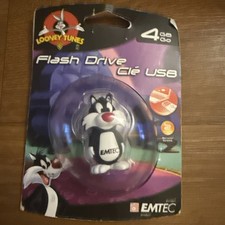 NEW Looney Tunes EMTEC Sylvester the Cat figure 4GB USB 2.0 Novelty Flash Drive picture
