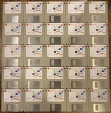 Vintage Apple Macintosh OS 7.6/7.6.1 on 27 Floppy Disks In Good Working Order picture