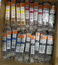 LOT Of 20 Canon Compatible C-225BK C226BK C226M C226C Ink Cartridges picture
