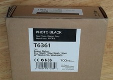 05-2022 NIB EPSON T6361 Photo Black Ink 700ml for Stylus Pro 7890/7900/9890/9900 picture