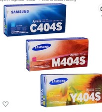 Toner - Genuine Set of 3 Samsung CLT-C404S CLT-M404S CLT-Y404S.BLK sold out. picture