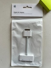 Genuine Apple Digital AV Adapter MC953ZM/A 30-Pin to HDMI OEM A1388 White picture