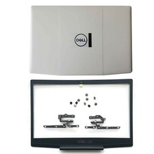 New White Back Cover Front Bezel Hinges Screws For Dell G3 15 3590 Top 03HKFN US picture