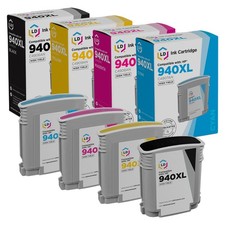 Replacement Replacements Fits for HP 940XL 4PK: C4906AN/C4907AN/C4908AN/C4909AN picture