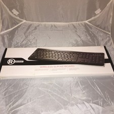 New Old Stock Open Box  RadioShack 2603753 Slim 2.4Ghz Wireless Keyboard C2 picture