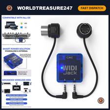 Bluetooth MIDI Adapter with DIN-5 Cables, Wireless Music Connection, MIDI Interf picture