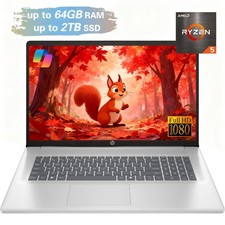 📍HP 17.3 inch Touch Laptop 4.30 GHz AMD Ryzen 5 Notebook UpTo 64GB DDR4 RAM 4TB picture
