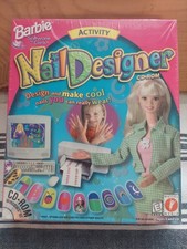 BARBIE NAIL DESIGNER (MATTEL MEDIA 1998) CD-ROM BIG SEALED Software Windows 95 picture